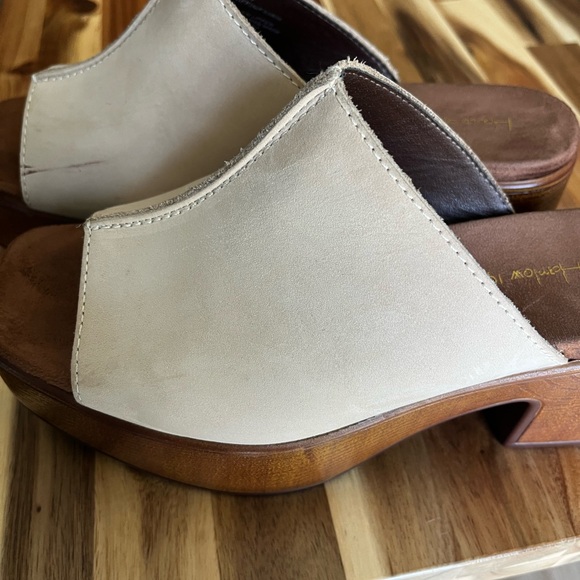 House of Harlow 1960 Griffin Ivory Playforms Size 9 - Picture 3 of 5